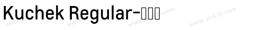 Kuchek Regular字体转换